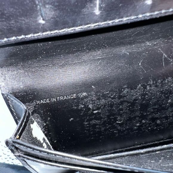 Dunhill Wallet Purse Long Wallet D Logos Black Silver Authentic - Picture 12 of 16